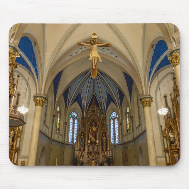 Looking Up St Peter Altar Mouse Pad (Front)