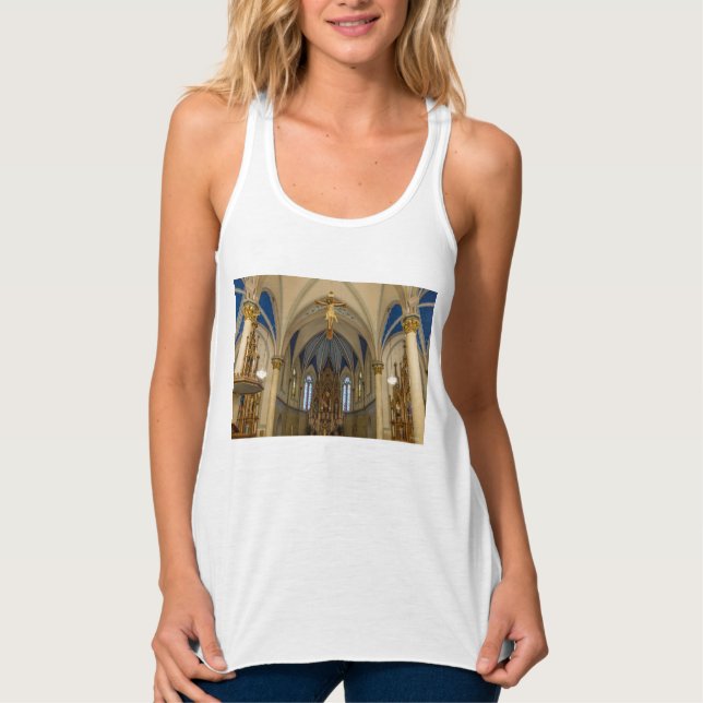 Looking Up St Peter Altar Tank Top (Front)