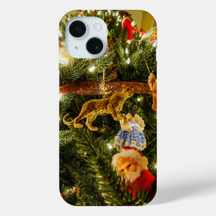 Looking Up The Christmas Tree iPhone Case