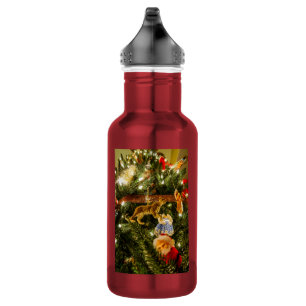 Looking Up The Christmas Tree Stainless Steel Wate 532 Ml Water Bottle