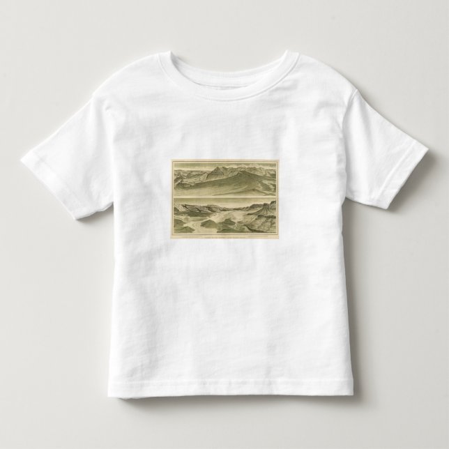 Looking up the Toroweap from Vulcan's Throne Toddler T-Shirt (Front)
