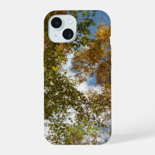 Looking Up to Fall Leaves II Autumn Nature iPhone 15 Case