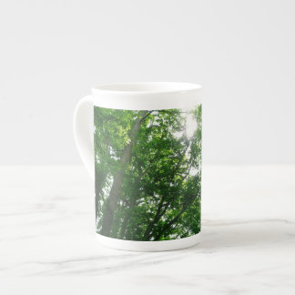 Looking Up to Summer Trees Bone China Mug