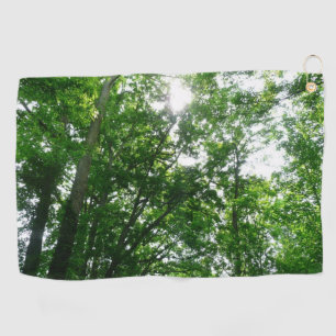 Looking Up to Summer Trees Golf Towel