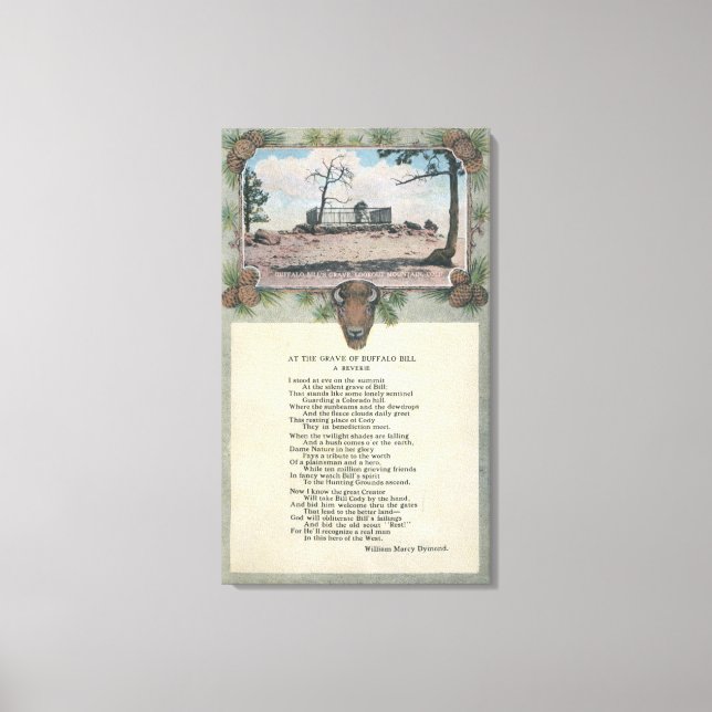 Lookout Mountain, Colorado Canvas Print (Front)