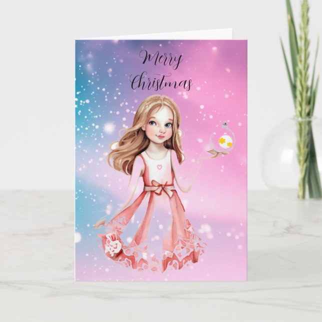 Looks Like a Princess Christmas Card (Front)