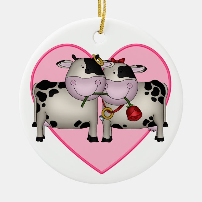 Looks Like Love - SRF Ceramic Tree Decoration (Front)