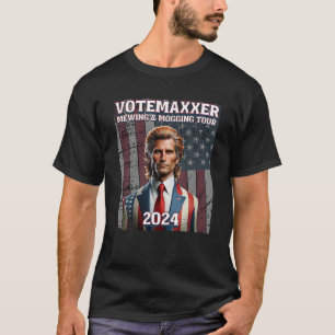 Looksmaxxing Votemaxxer Mewing and Mogging Tour 20 T-Shirt