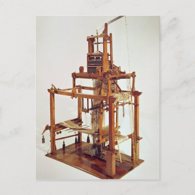 Loom designed by Joseph Marie Jacquard Postcard (Front)