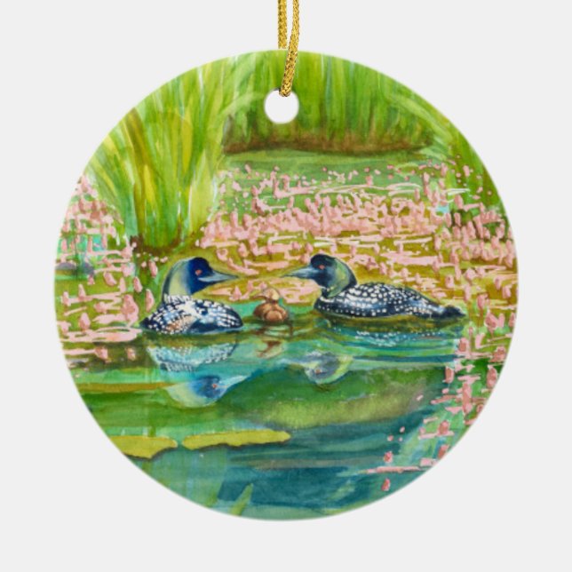 Loon Christmas Ornament (Front)