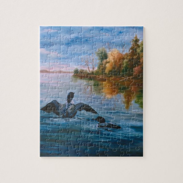 Loon Dance Puzzle (Vertical)