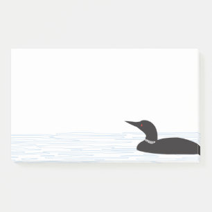 Loon design post-it notes