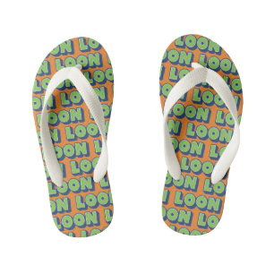 Loon Doric Scottish Dialect Flipflops, Kid's Jandals
