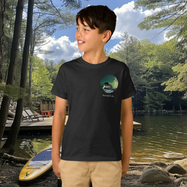 Loon Family Butterfield Lake T-Shirt (Creator Uploaded)