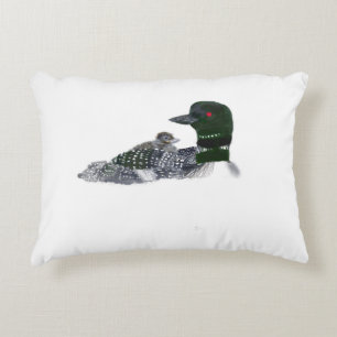 Loon Family Decorative Cushion