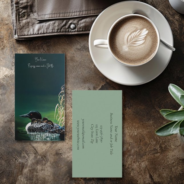 Loon Family Outing Business Card (Creator Uploaded)