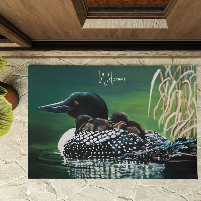 Loon Family Outing Doormat (Creator Uploaded)