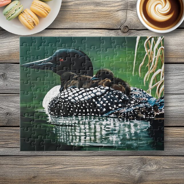 Loon Family Outing Jigsaw Puzzle (Creator Uploaded)