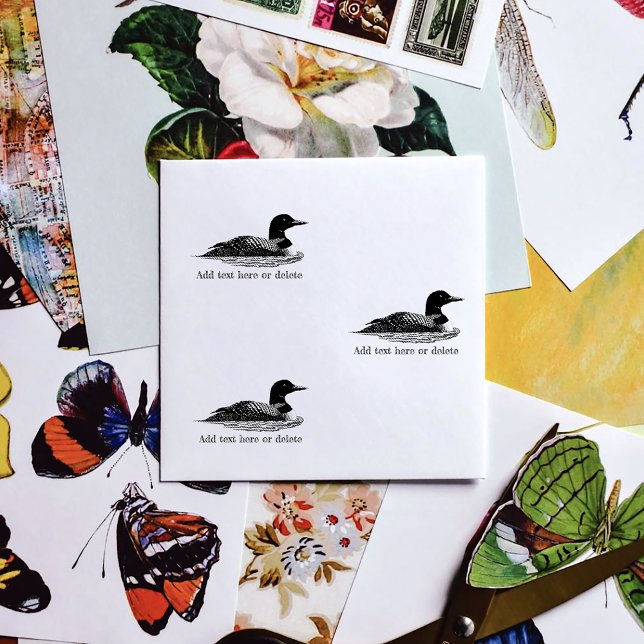 Loon Lake Life Cabin Self-inking Stamp (Creator Uploaded)