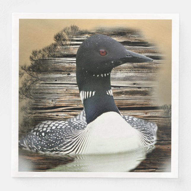 Loon Napkin (Front)