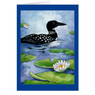 Loon, northern wildlife, bird, cottage, lake, pond