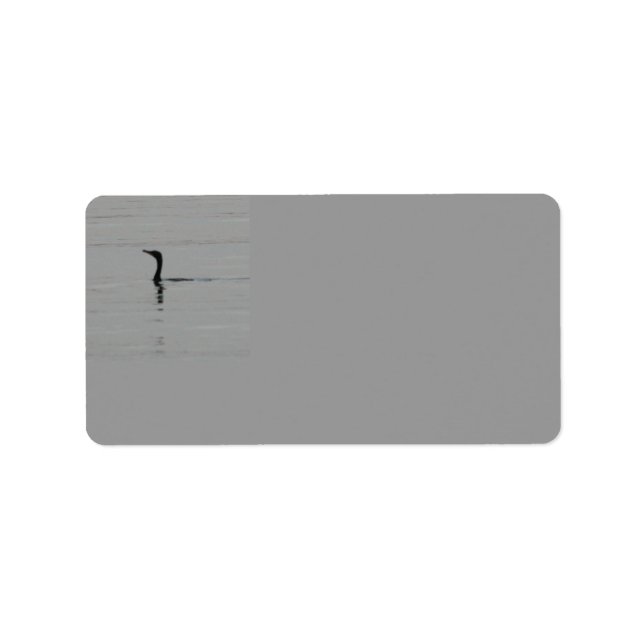 Loon on the Lake Address Label (Front)