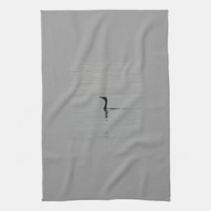 Loon on the Lake Tea Towel