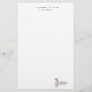 Loon paper: stationery