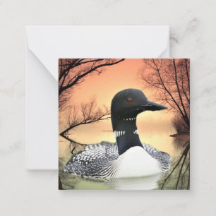 Loon Reflections Card