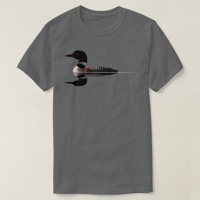 Loon Reflections T-Shirt (Design Front)