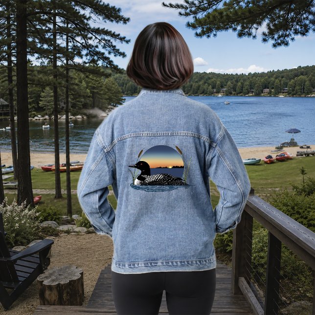Loon Sunset Denim Jacket (Creator Uploaded)