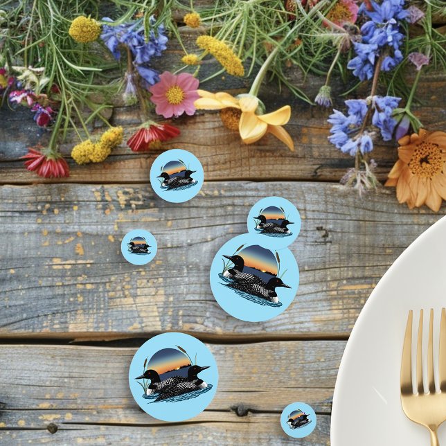 Loon Sunset Wedding Confetti (Creator Uploaded)