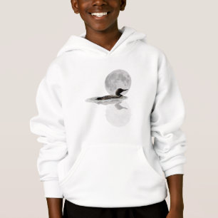 Loon Swims In The Moonlight Child Boy's T-Shirt
