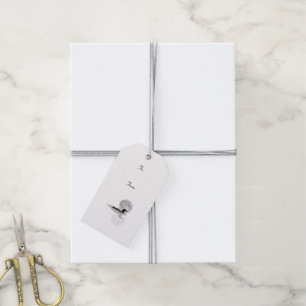 Loon Swims In The Moonlight Gift Tag