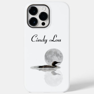 Loon Swims In The Moonlight iPhone / iPad case