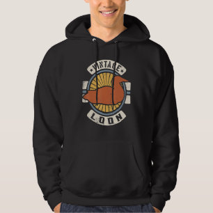 Loon Vintage Classic Retro 60s 70s Animal Hoodie
