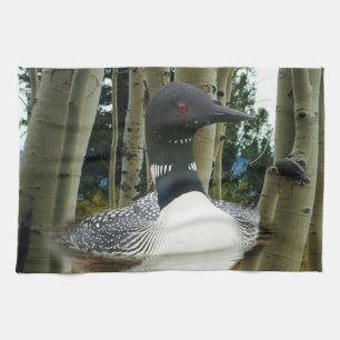 Loon Wilderness Tea Towel