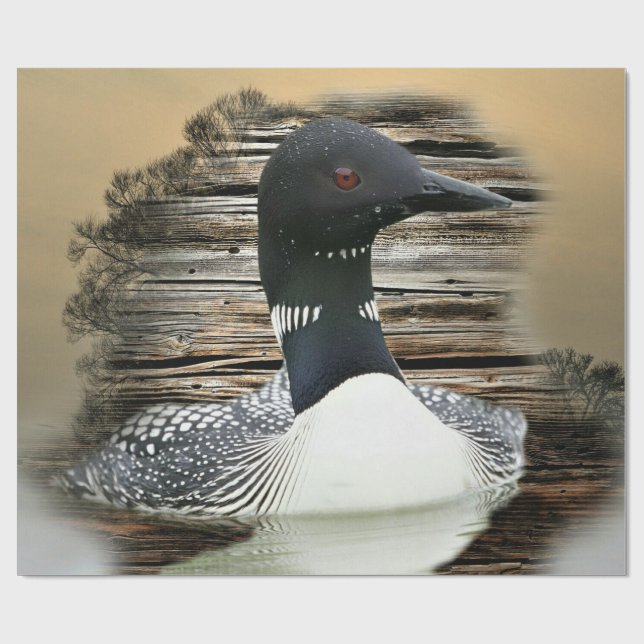 Loon Wrapping Paper (Flat)
