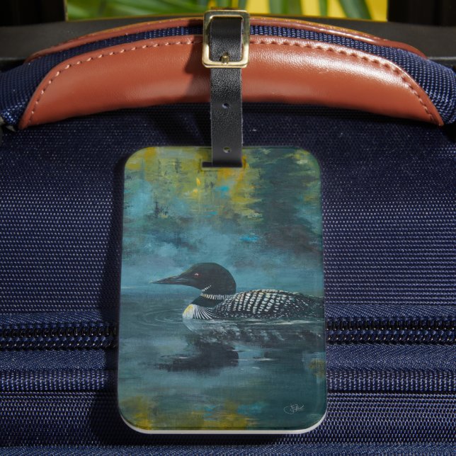 Loonell - Loon Duck Luggage Tag (Front Insitu 2)