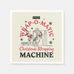 LOONEY TUNES™ ACME Wrap-O-Matic Wrapping Machine Napkin