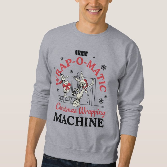 LOONEY TUNES™ | ACME Wrap-O-Matic Wrapping Machine Sweatshirt (Front)
