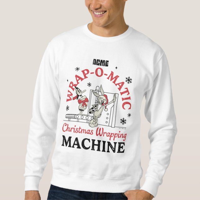 LOONEY TUNES™ | ACME Wrap-O-Matic Wrapping Machine Sweatshirt (Front)
