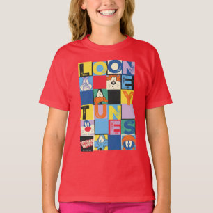 LOONEY TUNES™ Character Checker Blocks T-Shirt