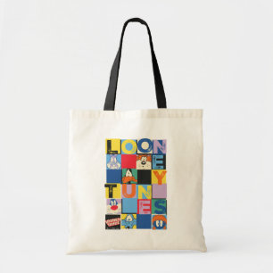 LOONEY TUNES™ Character Checker Blocks Tote Bag