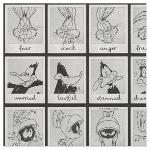 LOONEY TUNES™ Character Emotion Chart Fabric