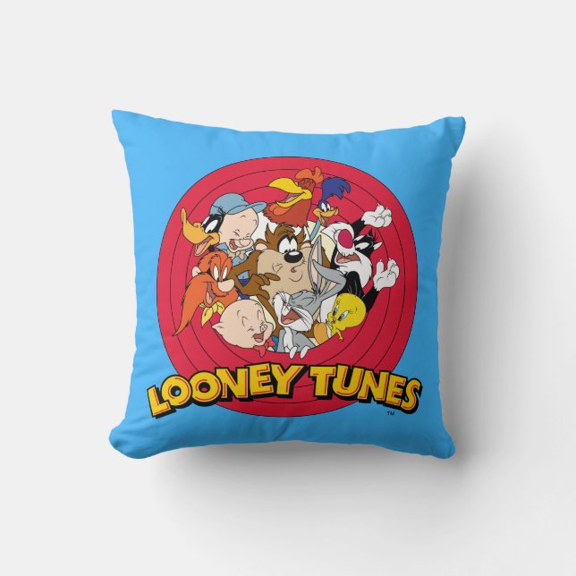 LOONEY TUNES™ Character Logo Cushion (Front)