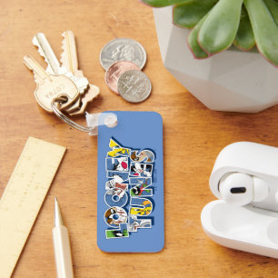 LOONEY TUNES™ Characters in Lettering Key Ring