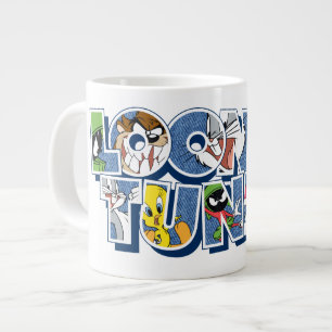 LOONEY TUNES™ Characters in Lettering Large Coffee Mug