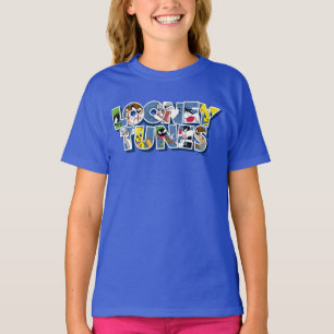 LOONEY TUNES™ Characters in Lettering T-Shirt