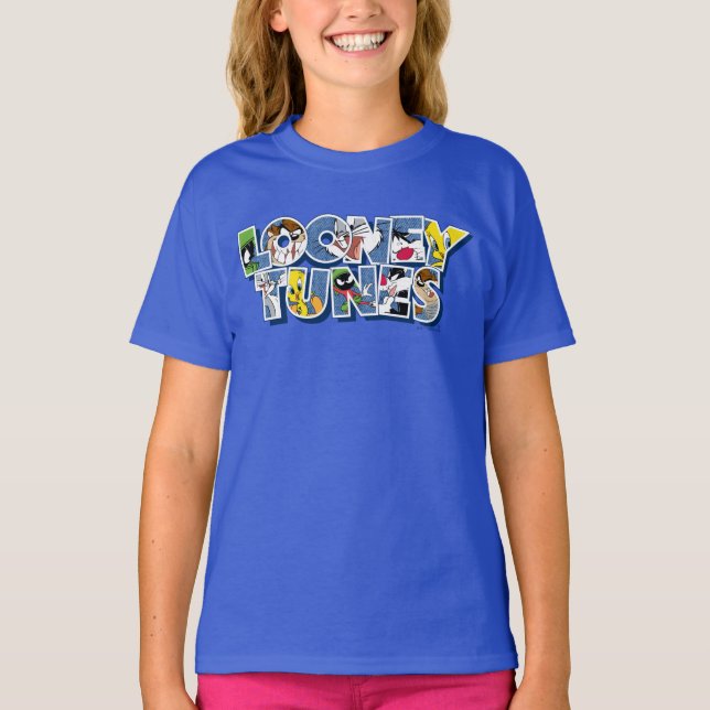 LOONEY TUNES™ Characters in Lettering T-Shirt (Front)